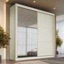 Ver imagem 1 de Guarda Roupa Mali 2 Portas de Correr 100% MDF com 01 Espelho - Móveis Europa