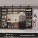 Ver imagem 6 de Armário de Cozinha Completa 330cm Rustic Stella Madesa 02