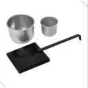 Ver imagem 6 de Churrasqueira Fogareiro a Álcool Chapa Ferro Multi P/ Mesa9