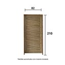 Ver imagem 3 de Porta Mirabela Ecológica 82x210cm Batente 11cm Fechadura Externa Taco de Golfe Abertura Esquerda Rod