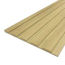 Ver imagem 3 de Painel Ripado Compacto 274x25cm Larg. 4 Unid. - Mdf - Carvalho - Talatto