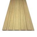 Ver imagem 1 de Painel Ripado Compacto 274x25cm Larg. 4 Unid. - Mdf - Carvalho - Talatto