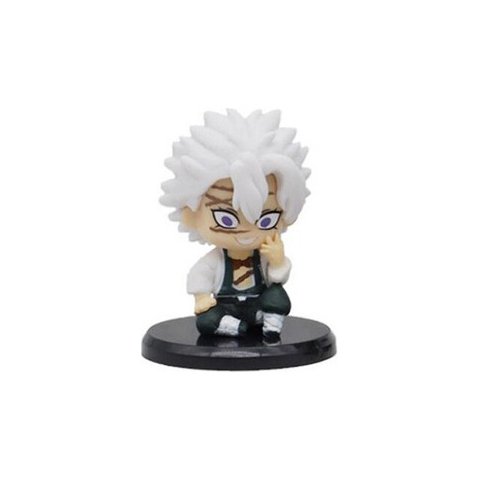 Boneco Demon Slayer Kimetsu no Yaiba Miniatura 5cm Csuporte