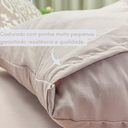 Ver imagem 3 de Par de Fronhas Micro Percal 400 Fios com Toque de Pêssego – 50x70cm – Cores Lisas Bege