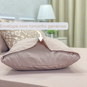 Ver imagem 4 de Par de Fronhas Micro Percal 400 Fios com Toque de Pêssego – 50x70cm – Cores Lisas Bege