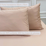 Par de Fronhas Micro Percal 400 Fios com Toque de Pêssego – 50x70cm – Cores Lisas Bege - 2