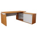 Ver imagem 3 de Mesa para Escritório Office 1 Porta Freijó/Branco - Panorama Móveis