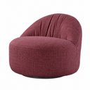 Ver imagem 2 de Poltrona Orgânica Base Fixa Estofada Design Moderno Luna Espresso Móveis