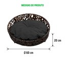 Ver imagem 3 de Cama Caminha Pet Chaise 60cm Futon Acquablock
