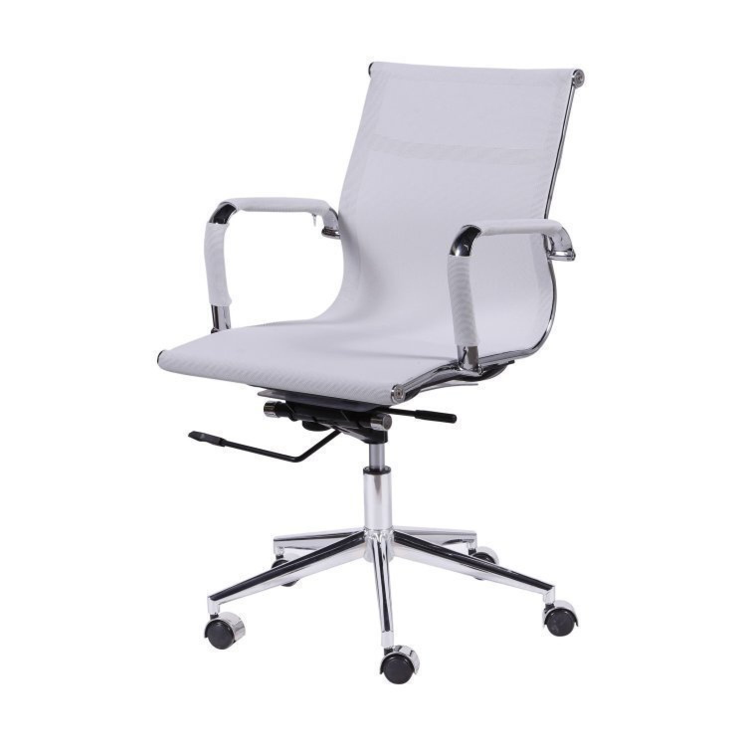 Kit 8 Cadeiras Para Escritorio Diretor Esteirinha Com Relax Corino 3303  - 3