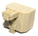 Ver imagem 4 de Adaptador Rj45 1 Macho X 2 Fêmeas 8p8c - Kit C/ 10 Unid