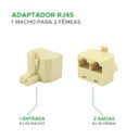 Ver imagem 2 de Adaptador Rj45 1 Macho X 2 Fêmeas 8p8c - Kit C/ 10 Unid