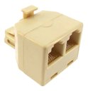 Ver imagem 3 de Adaptador Rj45 1 Macho X 2 Fêmeas 8p8c - Kit C/ 10 Unid