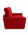 Ver imagem 2 de Poltrona Cama Solteiro 2 em 1 Conforto, Elegância Veludo:Vermelho