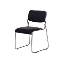 Kit 8 Cadeiras Escritório Fixa Auditório Hotel Interlocutor Cromada Dubai - 2 Kit 8 Cadeiras Escritório Fixa Auditório Hotel Interlocutor Cromada Dubai - 2