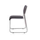 Ver imagem 4 de Kit 8 Cadeiras Escritório Fixa Auditório Hotel Interlocutor Cromada Dubai