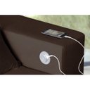 Ver imagem 2 de Sofá 3 Lugares Smart 2,02 Metros Marrom Retrátil, Reclinável Tecnologia Carregamento 3 portas USB