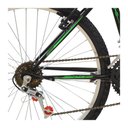 Ver imagem 3 de Bicicleta Polimet MTB Poli Podium Quadro 17/Aro 26/18 Velocidades Preto/Verde 7700