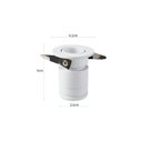 Ver imagem 4 de Spot de Embutir Nordecor Lun Redondo Led Alto Irc 90 3w Bivolt Branco 2700k Luz Amarela 6502