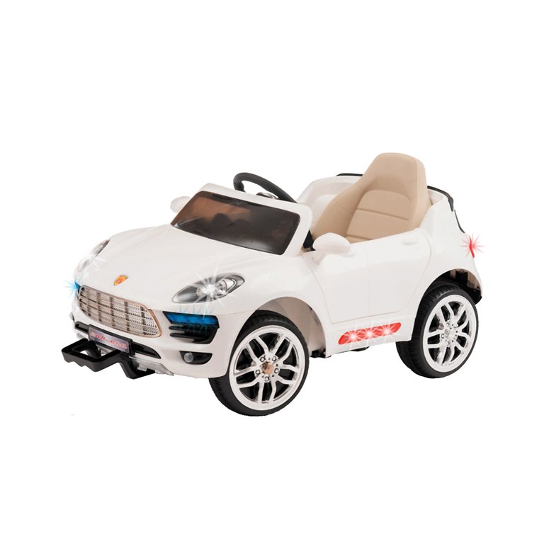 Carro Eletrico Infantil com som Car One PS Branco - Biemme
