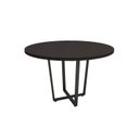 Ver imagem 1 de Mesa de Reunião Redonda Industrial 110cm com Pés em Metal Executive Preto