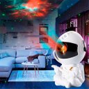 Ver imagem 1 de Projetor Portátil Led Astronauta Nebulosa Galáxia Estrelada Guitarra Branco
