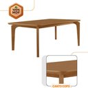 Ver imagem 3 de Mesa de Jantar Liz 180cm Canto Copo Moderna Mobília Naturalle