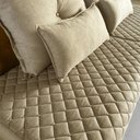 Ver mais imagens de Sofá 3 Lugares 1,95m Potenza Bom Pastor Linho Bege/caramelo