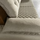 Ver imagem 6 de Sofá 3 Lugares 1,95m Potenza Bom Pastor Linho Bege/caramelo