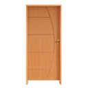Ver imagem 2 de Kit Porta de Madeira 210x72cm Batente 14cm Fechadura Golf Belissima 6 Rodam Abertura Esquerda Marrom