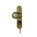 Ver imagem 4 de Kit Porta de Madeira 210x82cm Batente 14cm Fechadura Golf Belissima 6 Rodam Abertura Direita Marrom/