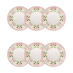 Conjunto de 6 Pratos Sobremesa 19Cm Unni Lima - 2