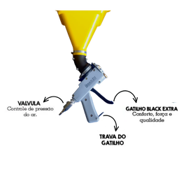 Pistola de Projeção 3,5L Mod. 3.0 Bailéu - 3