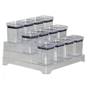Ver imagem 1 de Kit Porta Temperos Lumini com 13 Peças