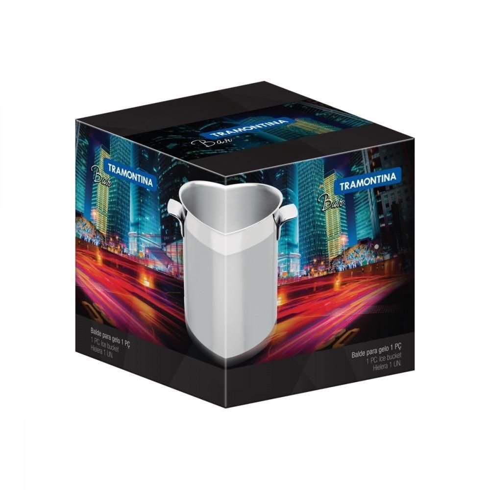 Balde de Gelo Tramontina Cosmos em Inox sem Tampa 12 Cm 1,5l - 4