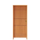 Ver imagem 2 de Kit Porta de Madeira 210x62cm Batente 11cm Fechadura Golf Belissima 7 Rodam Abertura Esquerda Marrom