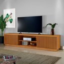 Ver imagem 3 de Rack Ripado para TV até 75 Polegadas 100% MDF 180cm 2 Portas Logan