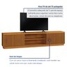 Rack para TV até 75 Polegadas 100% MDF Ripado 2 Portas Logan - 6
