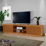 Rack para TV até 75 Polegadas 100% MDF Ripado 2 Portas Logan - 2