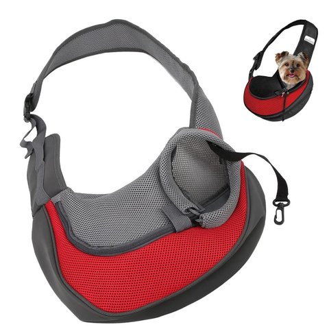 Bolsa Canguru Gato Cao Pet Cachorro Mochila Transversal Carregador Pequeno Porte Animal de Estimaçao