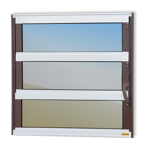 Basculante Alumínio 60 x 100 Elite V.Refl.Mix Corten Brimak