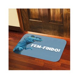 Tapete Divertido Meme Dinofauro Fem-Findo Capacho Geek - 3