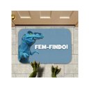 Ver imagem 2 de Tapete Divertido Meme Dinofauro Fem-Findo Capacho Geek