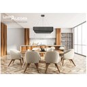 Ver imagem 2 de Pendente Trinity Retangular 85cm - 1 Luz Adrilustres Preto