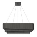 Ver imagem 1 de Pendente Trinity Retangular 85cm - 1 Luz Adrilustres Preto