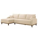 Ver imagem 2 de Sofá Albano Linho 300cm Chaise Lado Esquerdo Meu Sofá Online A294 Linho Creme