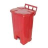 Lixeira Quadrada Plastica de 100l com Roda e Pedal - 8