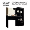 Ver imagem 2 de Penteadeira com Espelho Preto Tx Notável Móveis