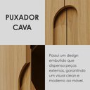 Ver imagem 4 de Guarda Roupa Casal Lizz 6 Portas 6 Gavetas Flex Hannover - Casa D