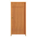 Ver imagem 2 de Kit Porta de Madeira 210x82cm Batente 11cm Fechadura Golf Belissima 9 Rodam Abertura Direita Marrom/